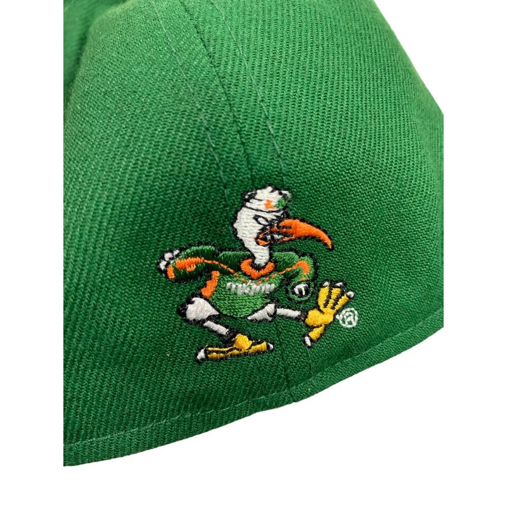 New Era Cap 7 1/8 Miami Hurricanes  Fitted Concealer Cap - Picture 5 of 10